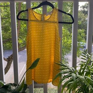 LOFT Yelow blouse